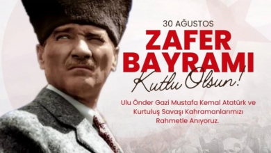 30 Ağustos Zafer Bayramı Kutlu Olsun!