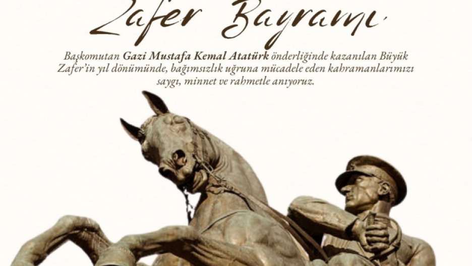 30 AĞUSTOS ZAFER BAYRAMIMIZ KUTLU OLSUN