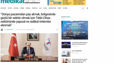 Federasyon Başkanımız Kemal Yaz'ın Medikal News Dergisinde Yayımlanan Röportajı.