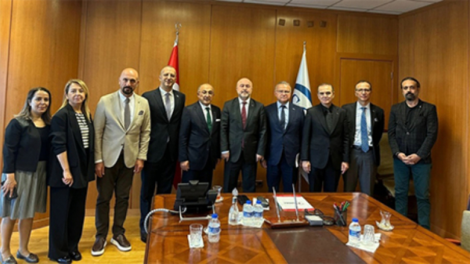 SGK Başkanı Dr. Raci KAYA'yı Makamında Ziyaret Ettik.