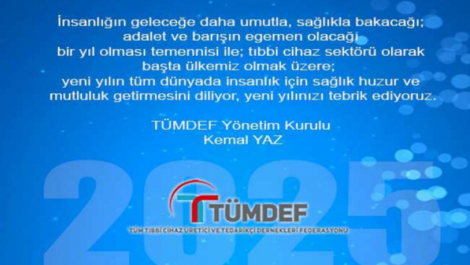 Yeni Yılınızı Tebrik Ediyoruz